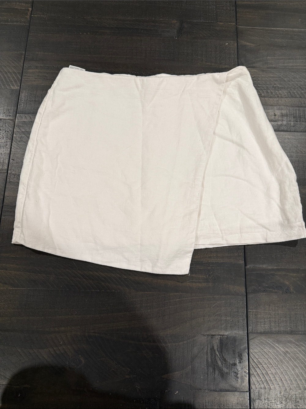 Abercrombie & Fitch Linen Asymmetrical mini Skort